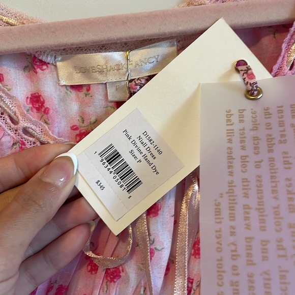 NWT LoveShackFancy Niall Dress in Divine Pink size P - Picture 4 of 6